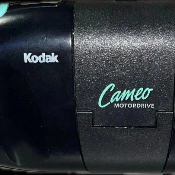 1992 Kodak Cameo Motor Drive Black 35mm Built-In Flash - Picture 1 of 4